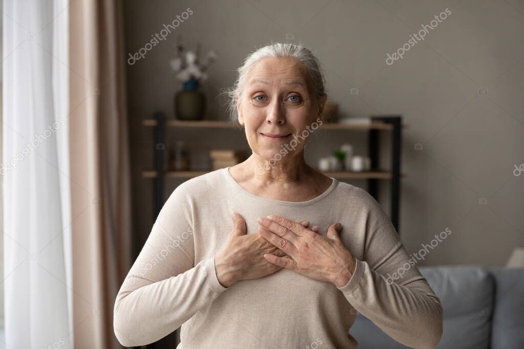 Heart symbol representing care and respect for seniors.